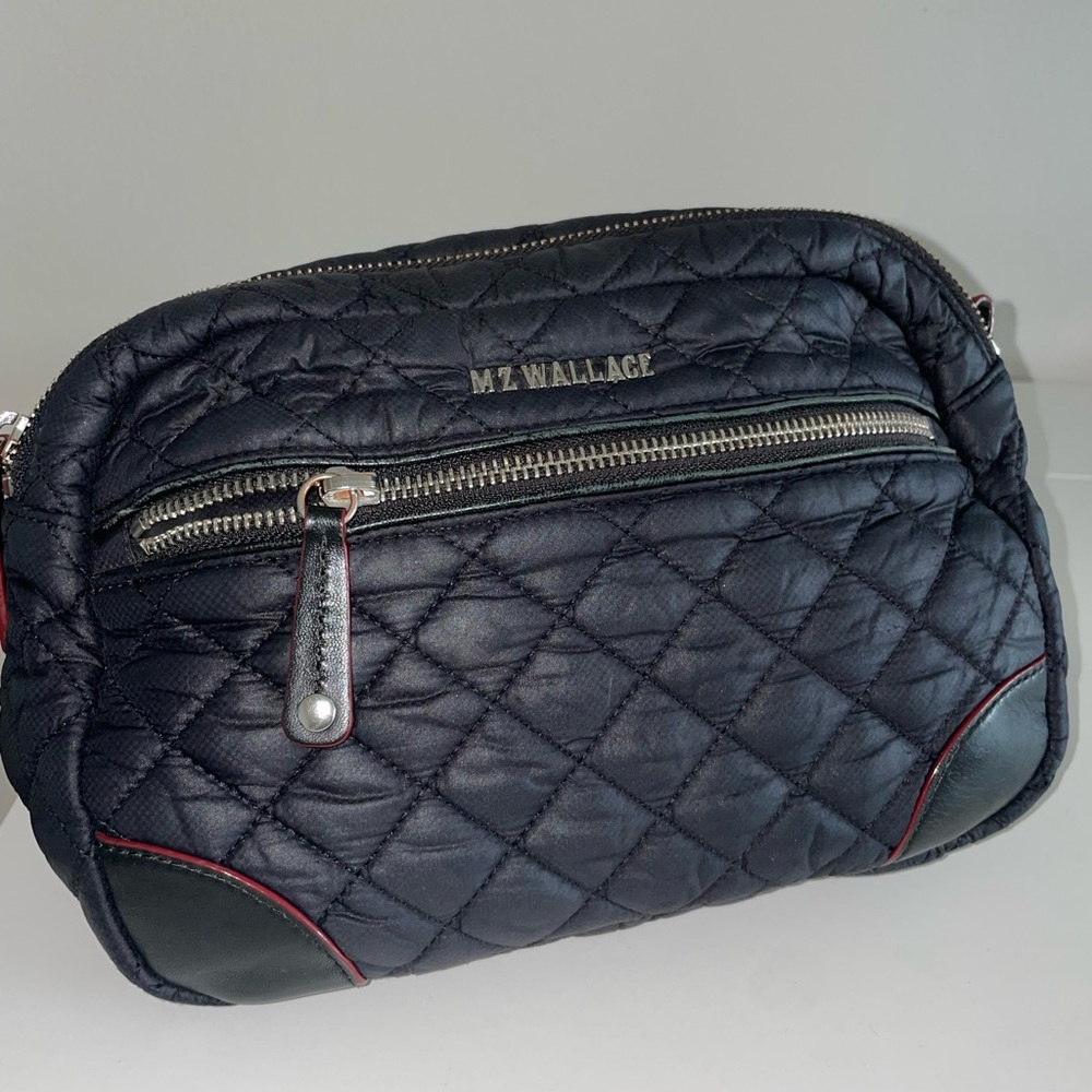 MZ Wallace crossbody quilted nylon leather crossbody shoulder bag